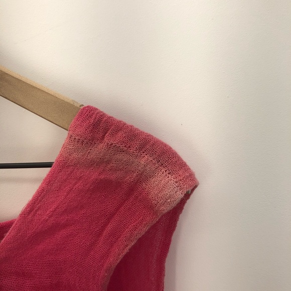 Jen’s Pirate Booty Pink Crochet Tank Top - Picture 2 of 5